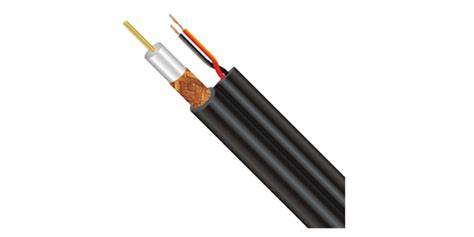 Coaxial Cable RG59 75 Ohm With Power 305M, Black