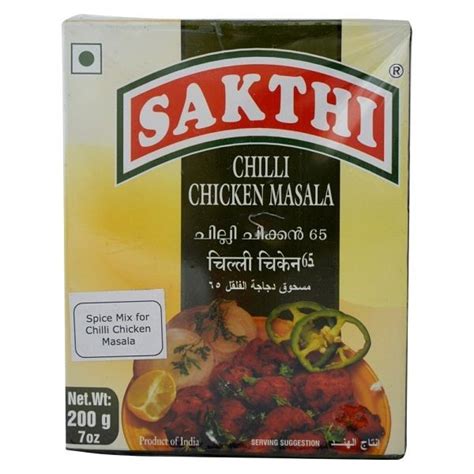 Sakthi Chili Chicken 65 Masala 200g Shopee Malaysia