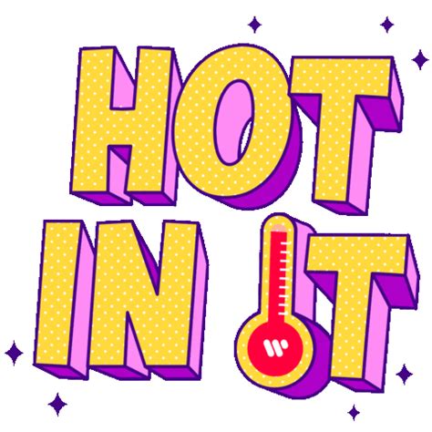 Melting Heat Wave Sticker By Warner Music Benelux