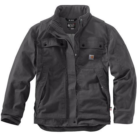 Carhartt Mens Full Swing Quick Duck Flame Resistant Coat Academy