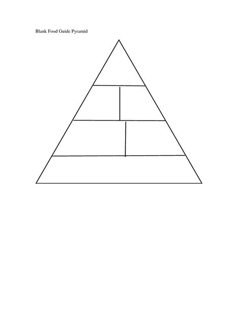 10 Blank Food Pyramid Worksheet