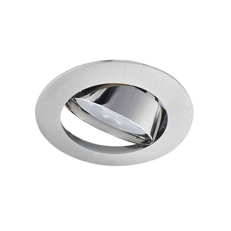 Spot Rond Encastrable Et Orientable Chrome Mat Rond Avec Douille Gu