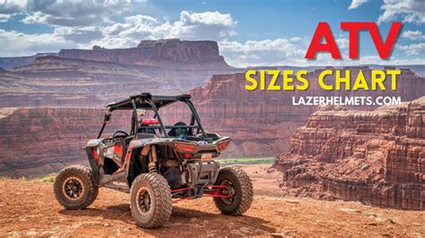 Atv4 Wheelerquad Sizes Chart For Childrens And Adults