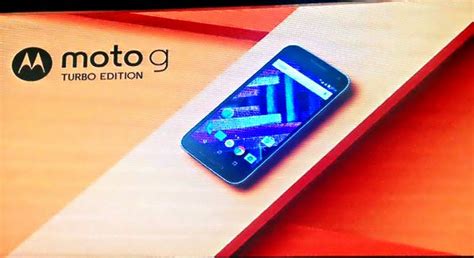 Motorola Moto G Turbo Edition Announced With Snapdragon Cpu Gb Ram