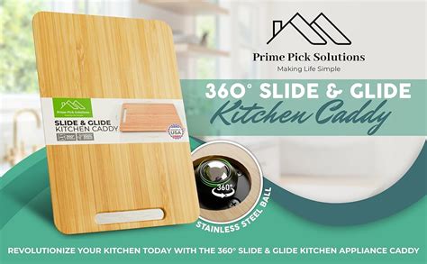 Amazon Prime Pick Solutions Bamboo Countertop Appliance Slider