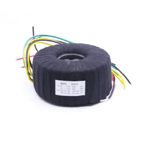 500va Black Cloth Toroid Transformer For Nap200 Amplifier 28v 0 28v 28v