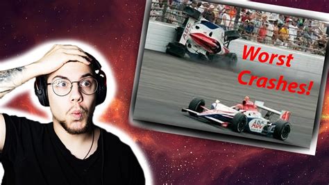 IndyCar Biggest Crashes Of All Time Finnish Guy Reacts YouTube