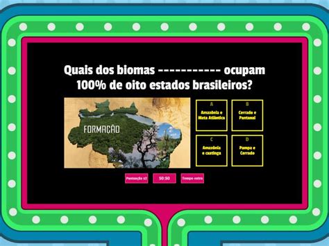 CURIOSIDADES SOBRE OS BIOMAS BRASILEIROS Concurso De Preguntas