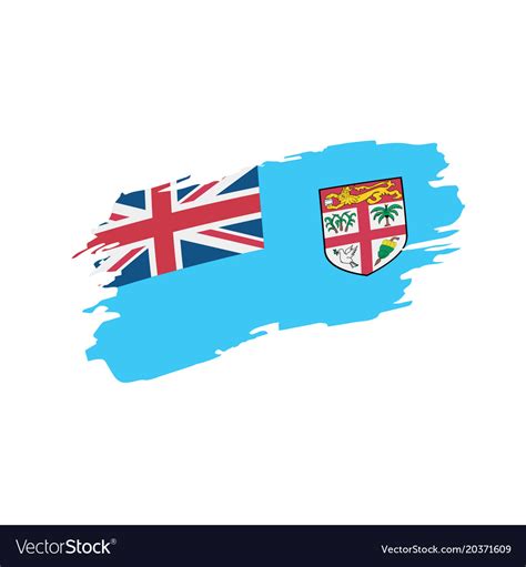 Fiji Flag Royalty Free Vector Image Vectorstock