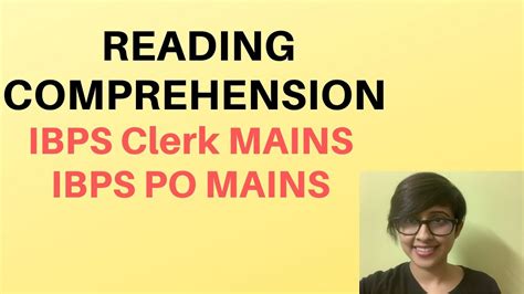 Reading Comprehension For Ibps Po Mains Ibps Clerk Mains