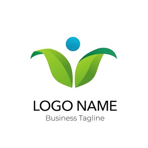 Colección de plantillas de diseño de logotipos de empresas verdes