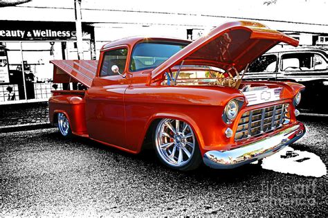 Custom Burnt Orange Pick-up Photograph by Randy Harris