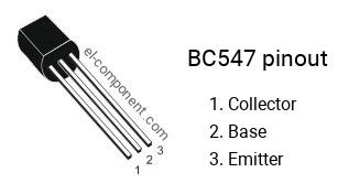 BC547 Npn Transistor Datasheet Pinout Complementary Pnp Replacement