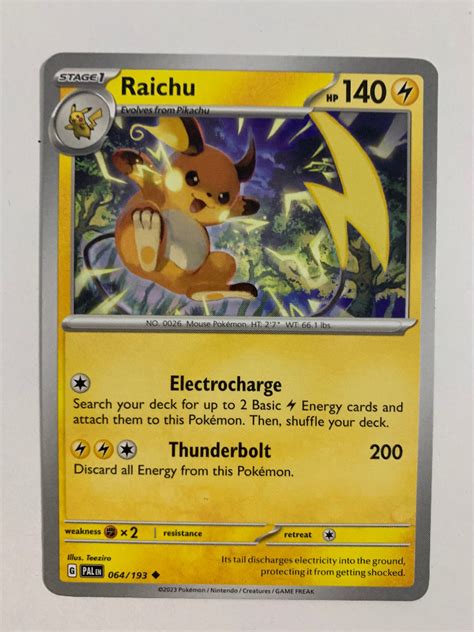 Pokemon Karta Paldea Evolved Raichu Sanok Kup Teraz Na