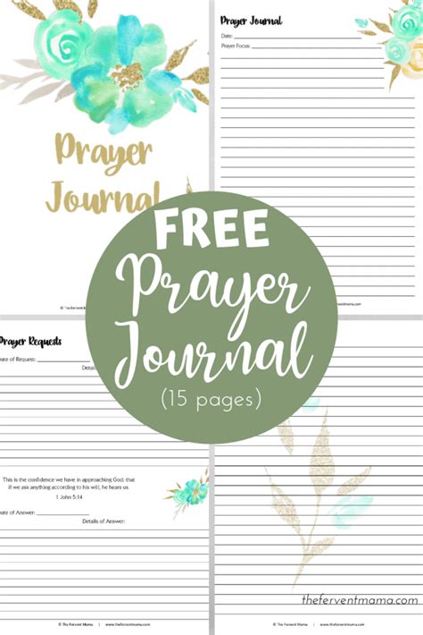 Prayer Journal Templates