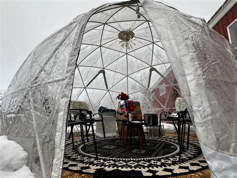 Heated Igloos - Galena Cellars Vineyard & Winery
