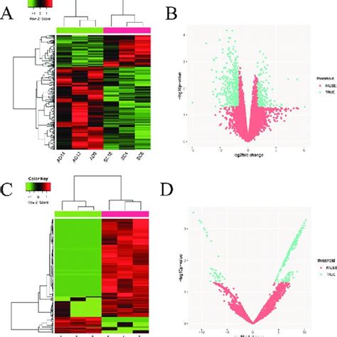 Heatmaps And Volcano Plots Of Demirnas Differentially Expressed Mrnas