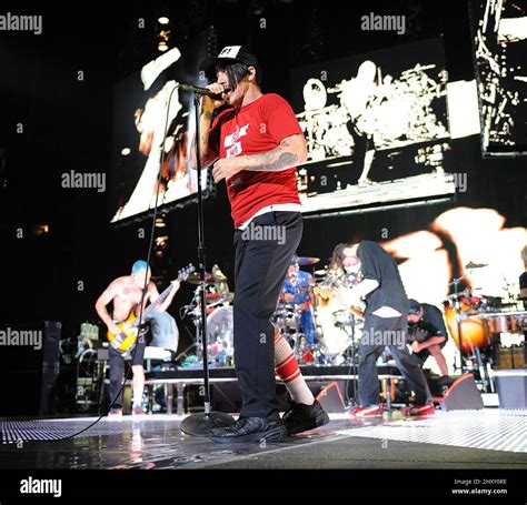 Josh Klinghoffer Anthony Kiedis Flea Balzary Chad Smith Of The Red