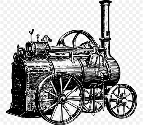 Industrial Revolution Steam Engine Drawing