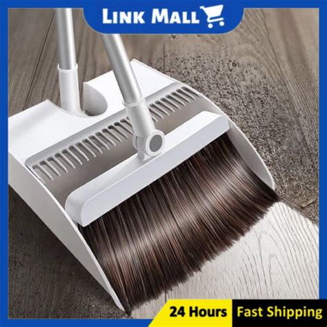 2 In 1 Foldable Sweeper Broom With Dustpan Set Penyapu Penyodok