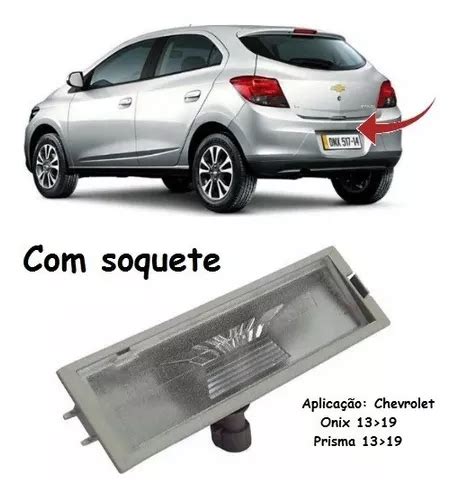 Lanterna Luz De Placa C Soquete Gm Onix Ltz 2012 A 2018 2019