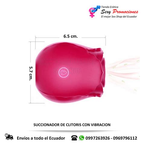 Vibrador Succionador Clitoris Forma De Rosa Importadora Erótica Sex Shop