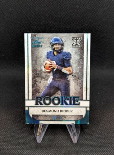 Desmond Ridder Leaf Ultimate Draft Rookie Platinum Spectrum Rc D