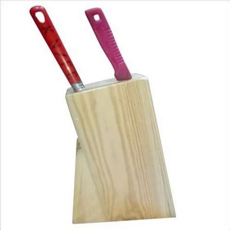 Wooden Knife Holder at best price in Mumbai by G L Wood Works | ID ...