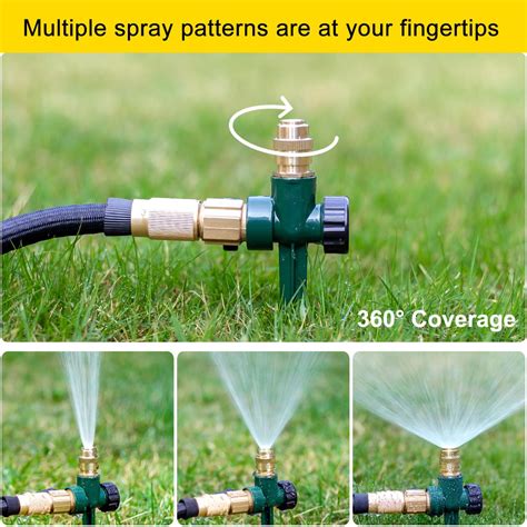 Snapklik Pack Metal Lawn Sprinkler For Yard Automatic Garden