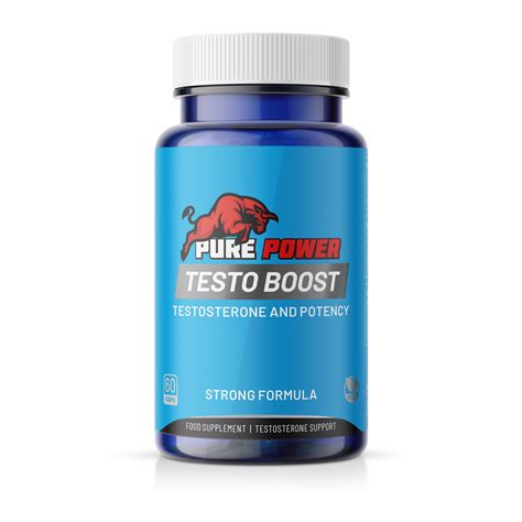 Pure Power Testo Booster 60 Vegan Caps Testosterone Support