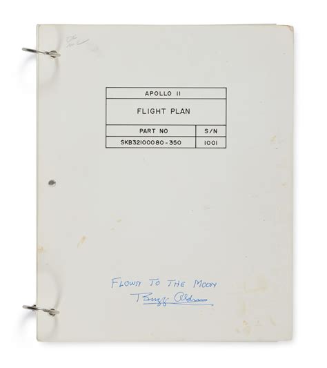 Flown Apollo 11 Summary Flight Plan — A Complete Summary Of The Entire