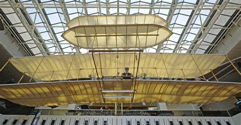 Wright Flyer Hanging In The Milestones Of Flight National Air And