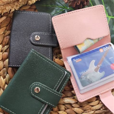 Jual Dompet Kartu Kulit Sintesis Shopee Indonesia