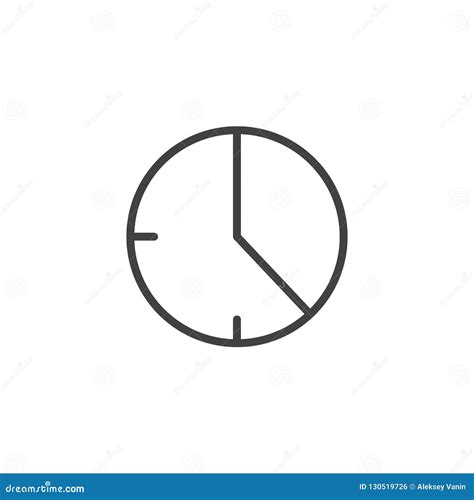 20 Minute Time Outline Icon Stock Vector Illustration Of Pixel