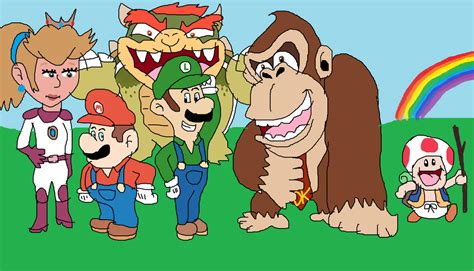 The Super Mario Bros. Movie Main Cast by sergi1995 on DeviantArt