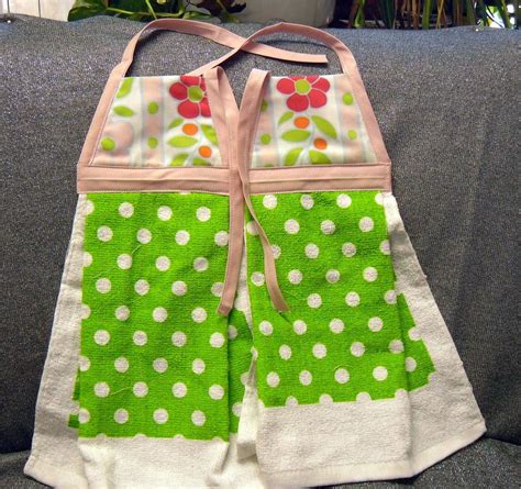 Hanging Kitchen Terry Tie Towels Multi Flower Stripe Print