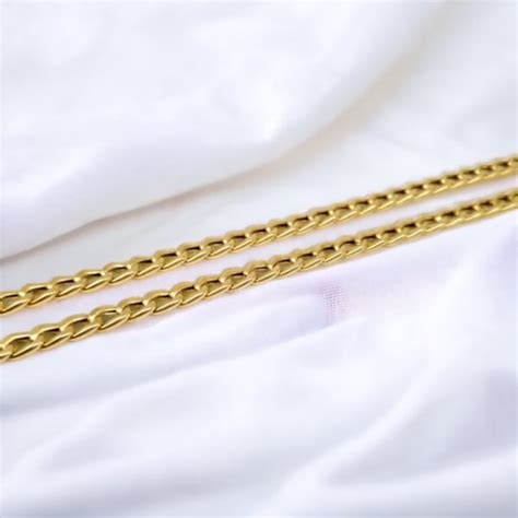 Cadena Plana Oro 18k