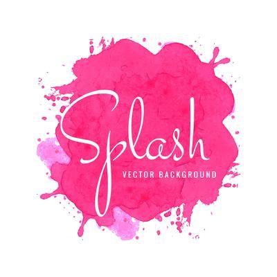 Pink Splash Vector Art, Icons, and Graphics for Free Download