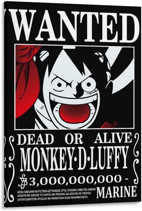 One Piece Steckbrief Monkey D Luffy Wanted Berry