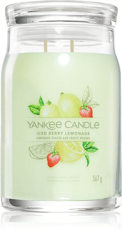 Yankee Candle Iced Berry Lemonade Candela Profumata Signature Notino It