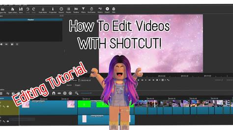 How To Edit Videos With Shotcut Roblox Editing Tutorial Youtube