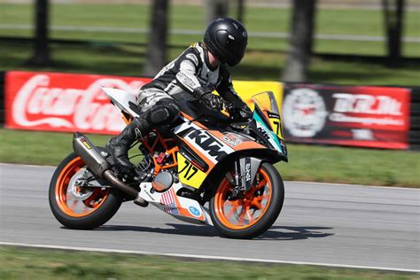 Jody Barry Sets Early Pace In MotoAmerica KTM RC390 Cup FP1 At Road