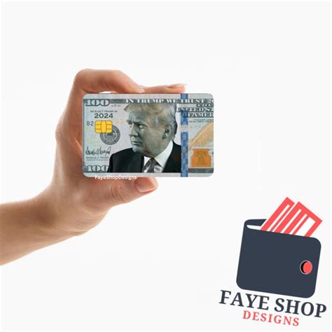 Trump Credit Card Skin Etsy