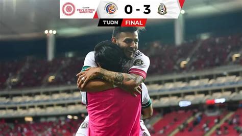 El Tri Es L Der Y Va A Semis Del Preol Mpico Tras Golear A Costa