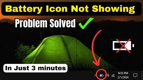 How To Fix Battery Icon Not Showing Problem Windows L Fix