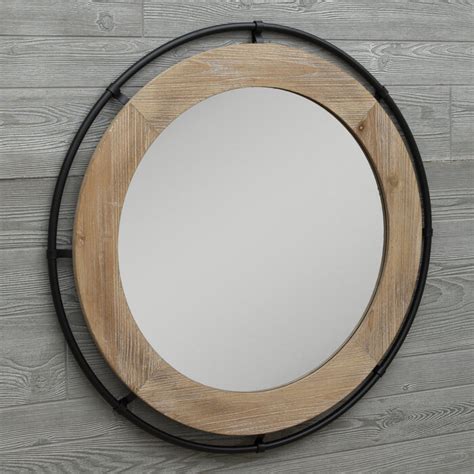 Round Wood Wall Mirror Hobby Lobby 2191039