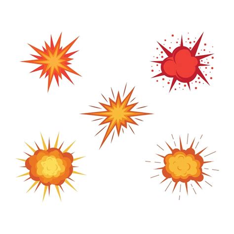 Premium Vector Explosion Illustration Vector