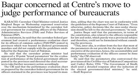 Dawn EPaper Feb 15 2024 Baqar Concerned At Centre S Move To Judge