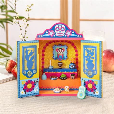 Day Of The Dead Ofrenda Wooden Box Set, Wooden Day Of The Dead Box ...