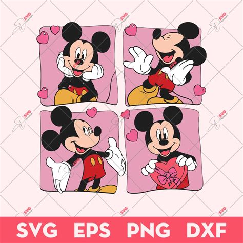 Mickey Mouse Valentines Svg Disney Valentines Svg Valentines Day Svg